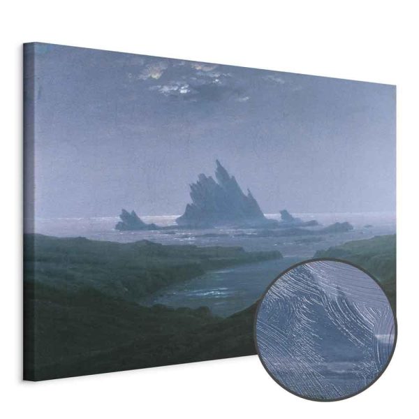 Tableau - Caspar David Friedrich – Cliff reef on the beach