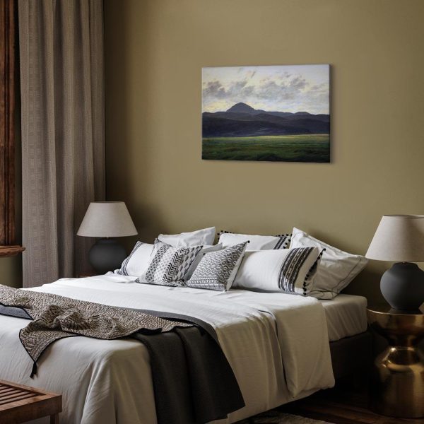 Tableau - Caspar David Friedrich – Mountain Landscape in Bohemia