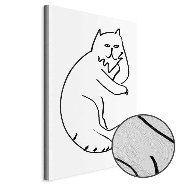 Tableau - Cat Relaxing (1 Part) Vertical