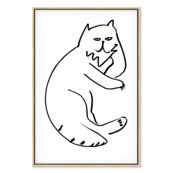 Tableau - Cat Relaxing (1 Part) Vertical