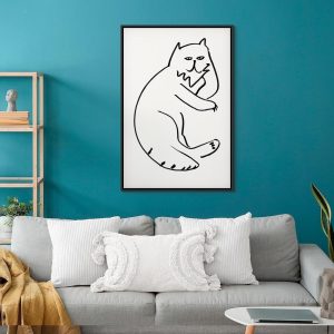 Tableau - Cat Relaxing (1 Part) Vertical