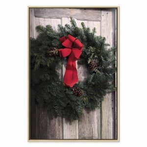 Tableau - Christmas Wreath (1 Part) Vertical