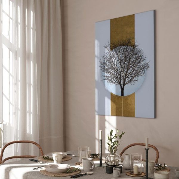 Tableau - Circle of Nature (1-part) - Tree Branches in Round Composition