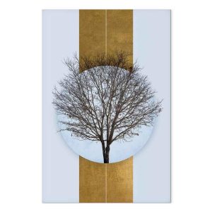 Tableau - Circle of Nature (1-part) - Tree Branches in Round Composition