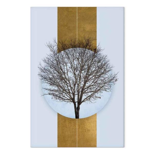 Tableau - Circle of Nature (1-part) - Tree Branches in Round Composition
