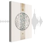 Tableau - Circle with Artistic Details (1-part) - Abstract Shape