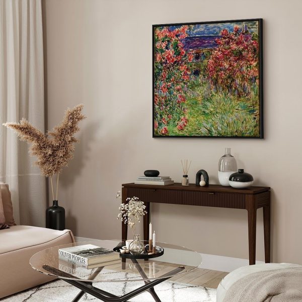 Tableau - Claude Monet – La maison dans les roses