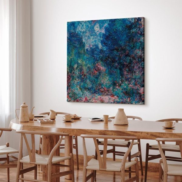 Tableau - Claude Monet – La maison de l'artiste vue du jardin aux roses