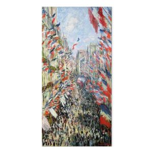 Tableau - Claude Monet – The Rue Montorgueil in Paris, Celebration of June 30, 1884