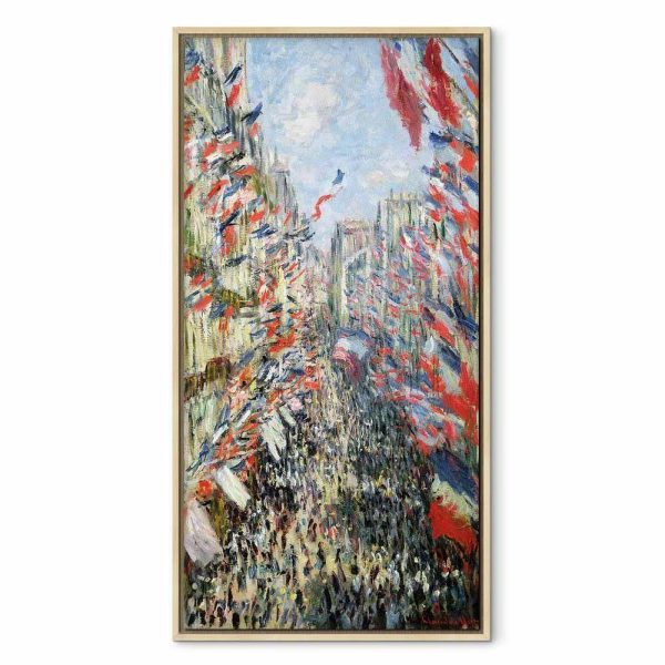 Tableau - Claude Monet – The Rue Montorgueil in Paris, Celebration of June 30, 1884