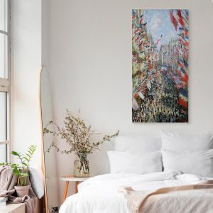 Tableau - Claude Monet – The Rue Montorgueil in Paris, Celebration of June 30, 1884