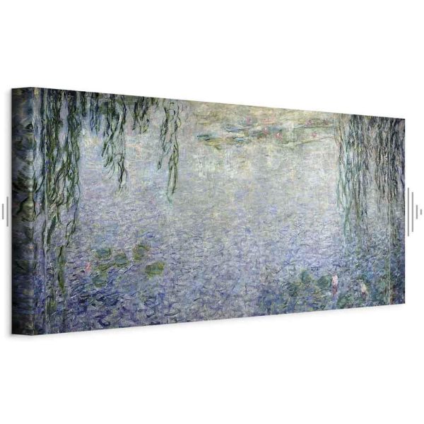 Tableau - Claude Monet – The Water Lilies – Clear Morning with Willows