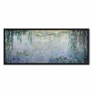 Tableau - Claude Monet – The Water Lilies – Clear Morning with Willows