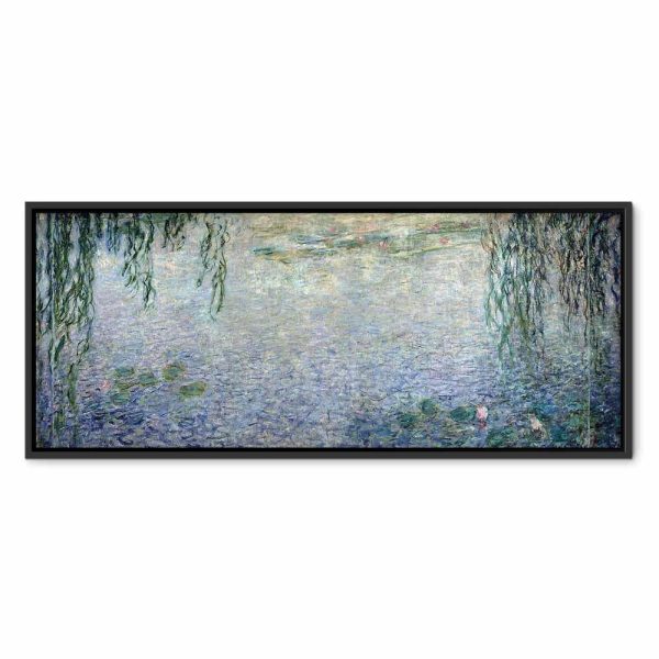 Tableau - Claude Monet – The Water Lilies – Clear Morning with Willows