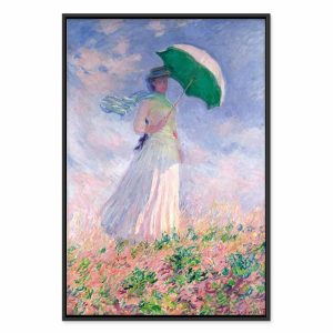 Tableau - Claude Monet – Woman with a Parasol, facing right