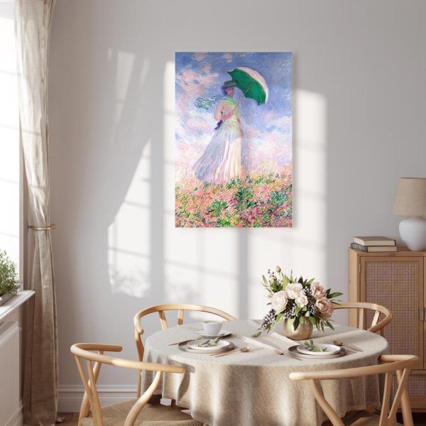 Tableau - Claude Monet – Woman with a Parasol, facing right