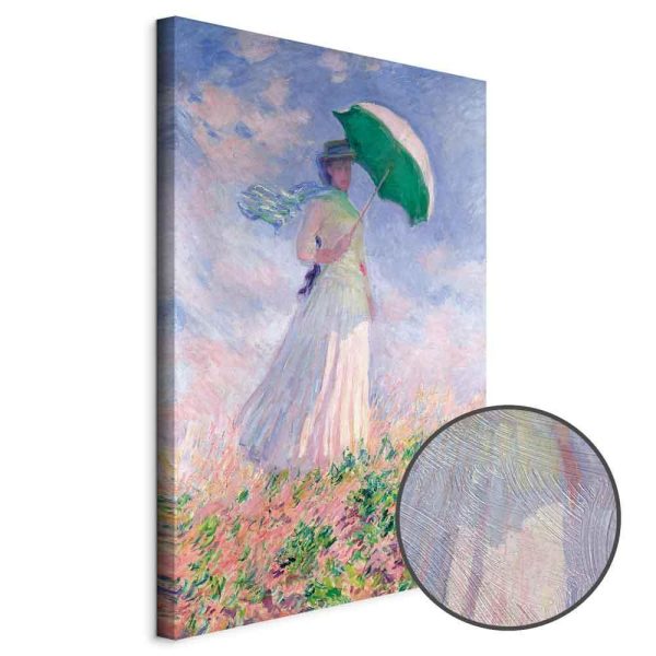 Tableau - Claude Monet – Woman with a Parasol, facing right