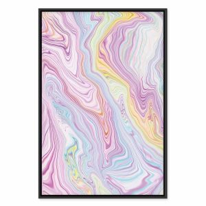 Tableau - Colorful Dream - Abstract Shapes in Pastel Colors