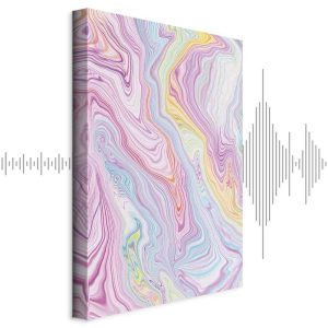 Tableau - Colorful Dream - Abstract Shapes in Pastel Colors