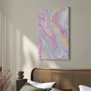 Tableau - Colorful Dream - Abstract Shapes in Pastel Colors