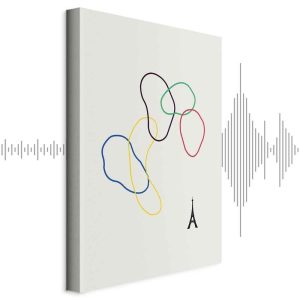 Tableau - Colorful Rings - Digital Graphics - Minimalism