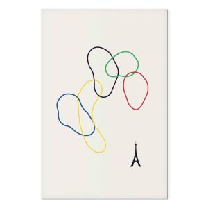 Tableau - Colorful Rings - Digital Graphics - Minimalism