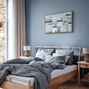 Tableau - Colorful Town (1 Part) Wide