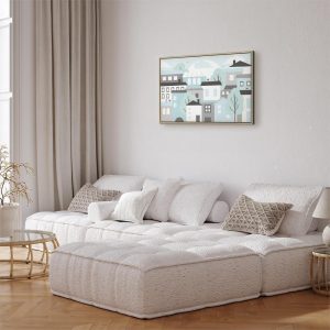 Tableau - Colorful Town (1 Part) Wide