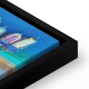 Tableau - Colourful Boats (1 Part) Narrow