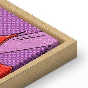 Tableau - Comic Street Art (1-part) - Colorful Text on Vibrant Background