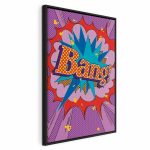 Tableau - Comic Street Art (1-part) - Colorful Text on Vibrant Background