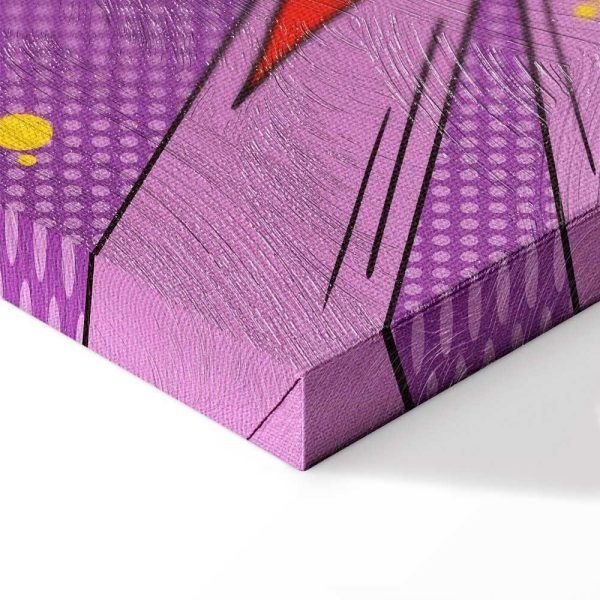 Tableau - Comic Street Art (1-part) - Colorful Text on Vibrant Background