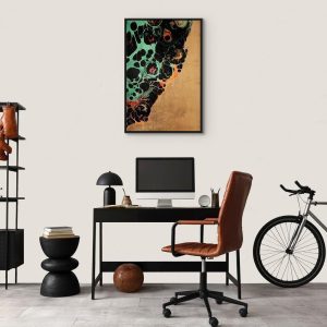 Tableau - Composition of Micro Shapes (1-part) - Abstract Forms of Colors