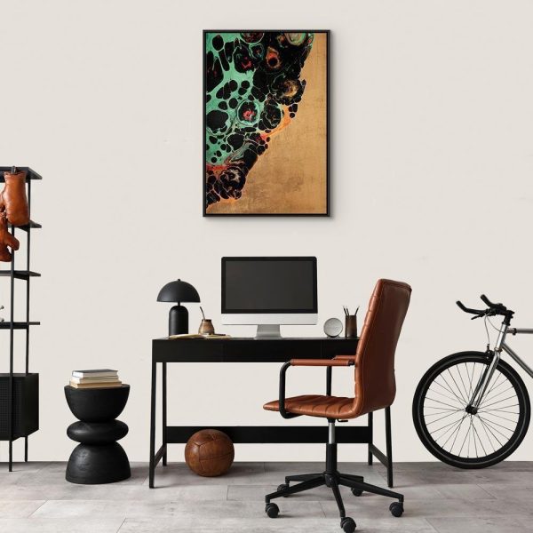 Tableau - Composition of Micro Shapes (1-part) - Abstract Forms of Colors