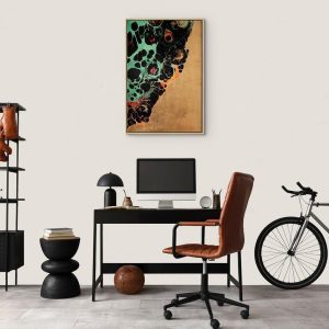 Tableau - Composition of Micro Shapes (1-part) - Abstract Forms of Colors