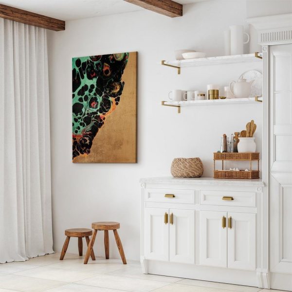 Tableau - Composition of Micro Shapes (1-part) - Abstract Forms of Colors