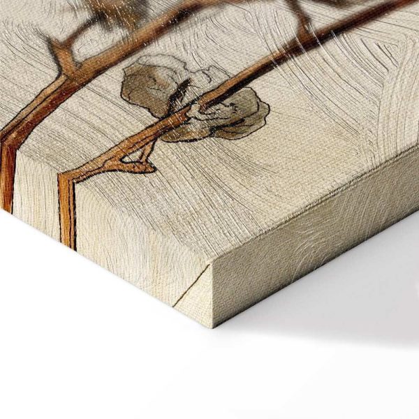 Tableau - Cotton Branches (1 Part) Vertical