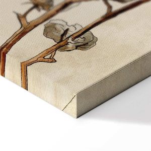 Tableau - Cotton Branches (1 Part) Vertical