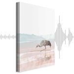 Tableau - Crane in the Morning (1 Part) Vertical