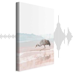 Tableau - Crane in the Morning (1 Part) Vertical