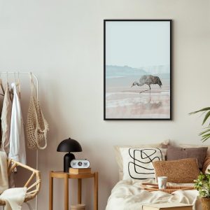 Tableau - Crane in the Morning (1 Part) Vertical