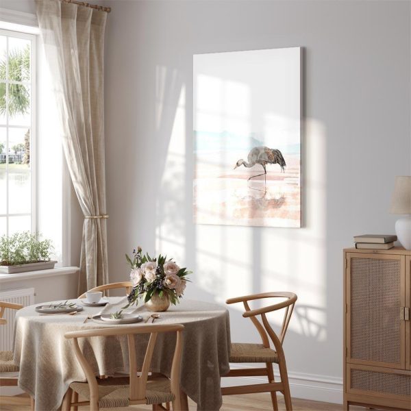 Tableau - Crane in the Morning (1 Part) Vertical