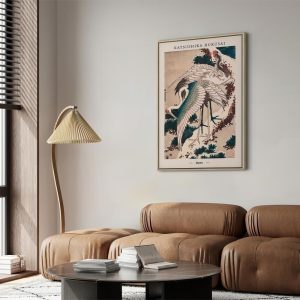 Tableau - Cranes (1 Part) Vertical