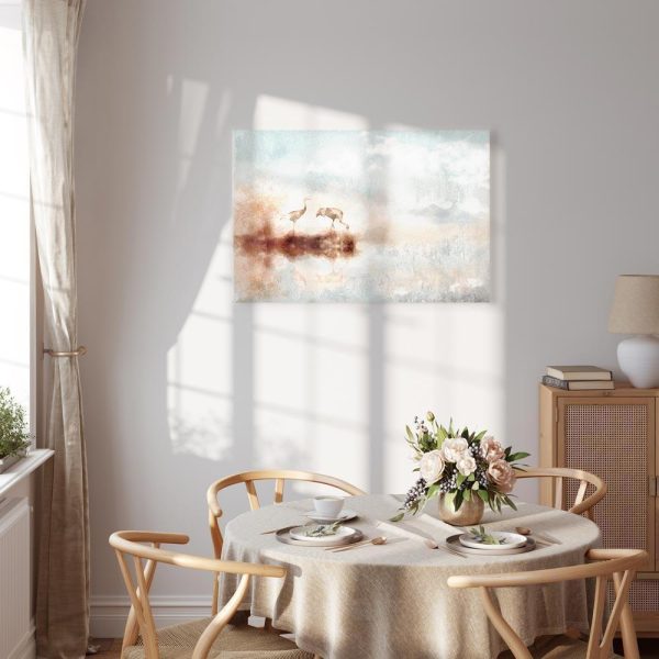 Tableau - Cranes in the Morning (1 Part) Wide