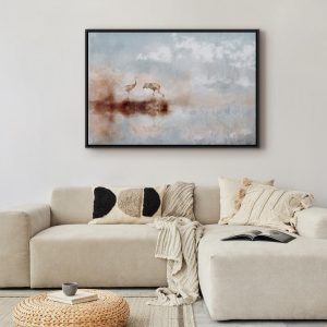 Tableau - Cranes in the Morning (1 Part) Wide