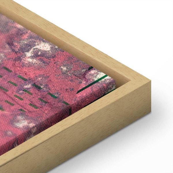 Tableau - Crimson Abstraction (1 Part) Vertical