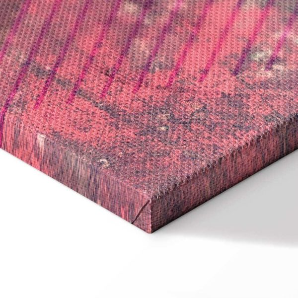 Tableau - Crimson Abstraction (1 Part) Vertical