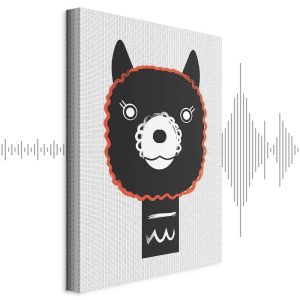 Tableau - Decorative Alpaca (1 Part) Vertical