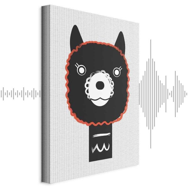 Tableau - Decorative Alpaca (1 Part) Vertical