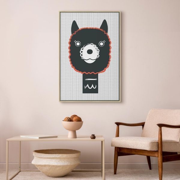 Tableau - Decorative Alpaca (1 Part) Vertical